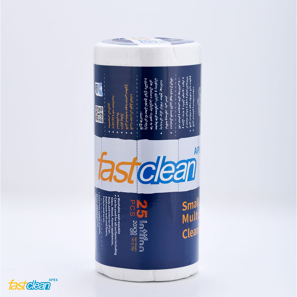 دستمال چندمنظوره کوچک برند FastClean  - پک 1 عددی